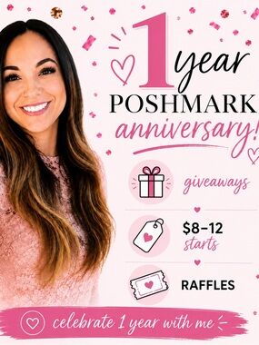1 year posh live show anniversary flyer